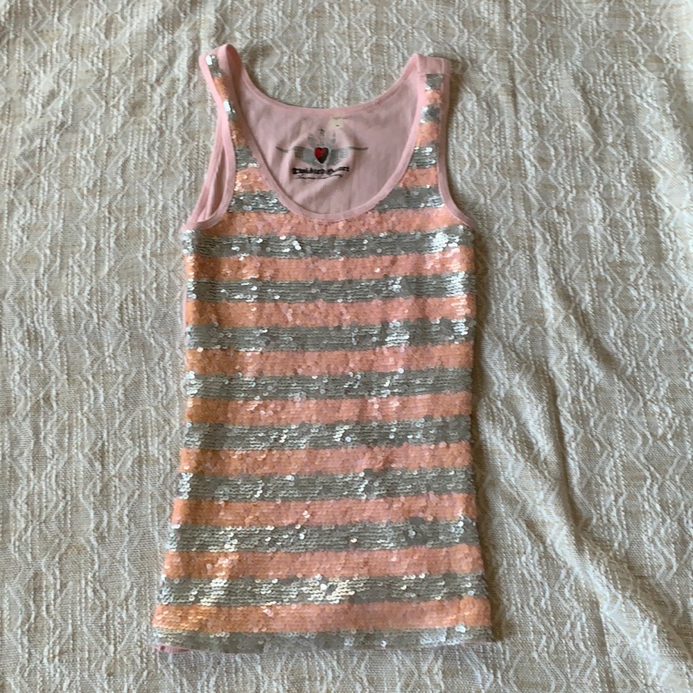 Sequins! Pink and silver